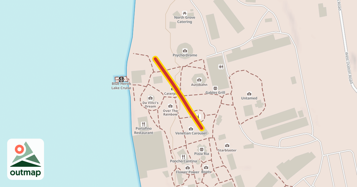 Map of Sky Ride