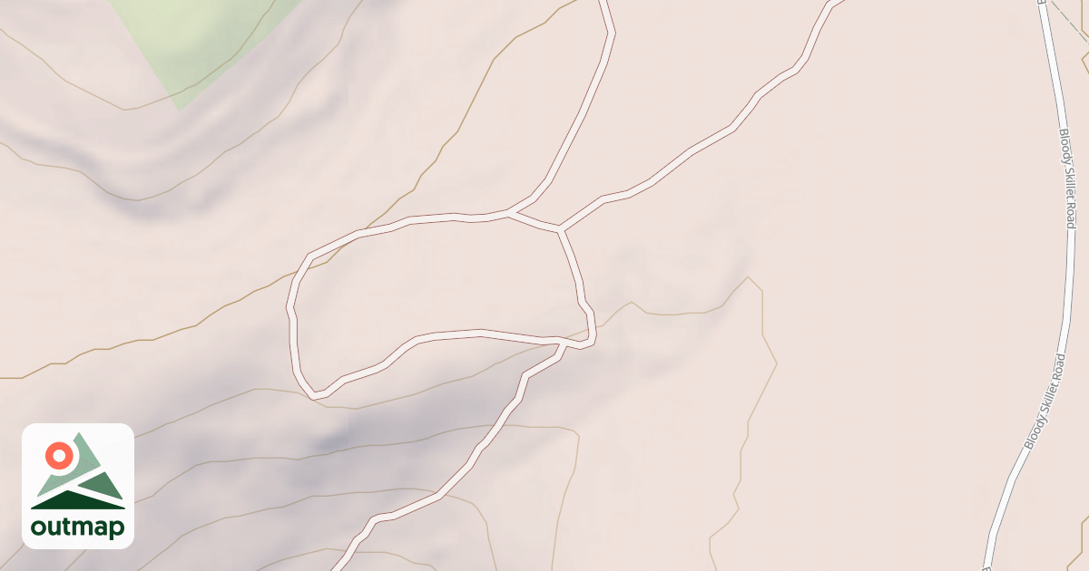 Map of Bloody Skillet ATV Trail
