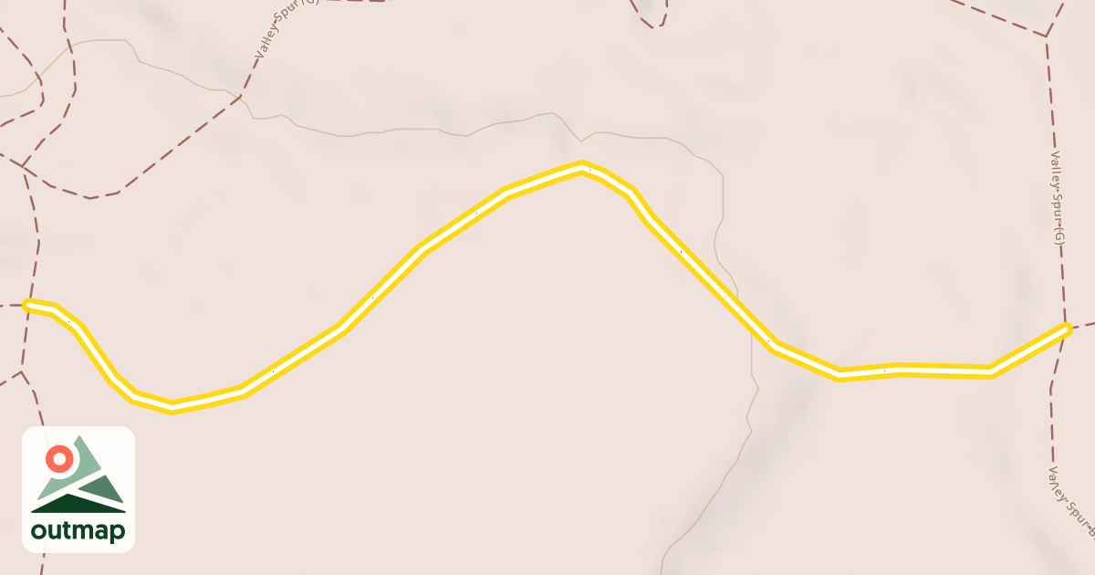 Map of Valley Spur Bike Loop 1 & 4 (G)