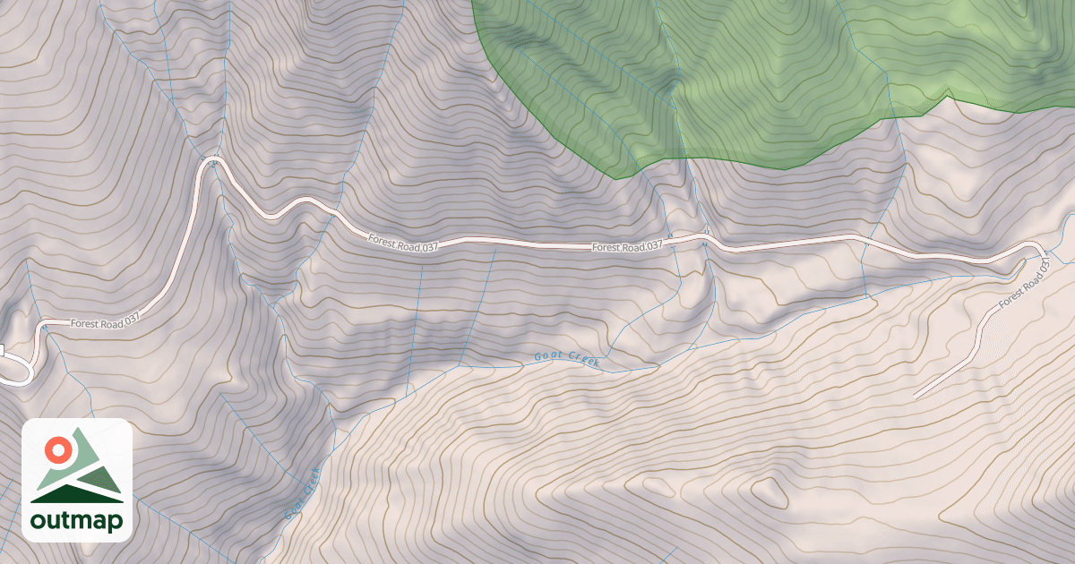 Map of GOAT CREEK