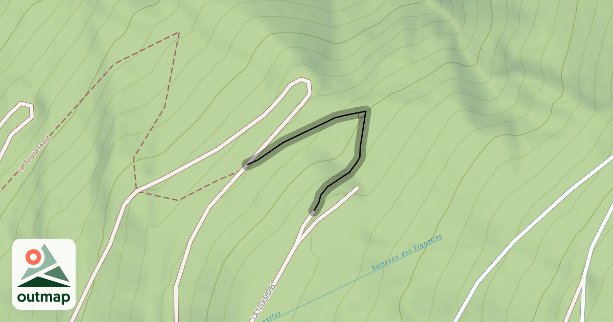 Map of La Toutafond