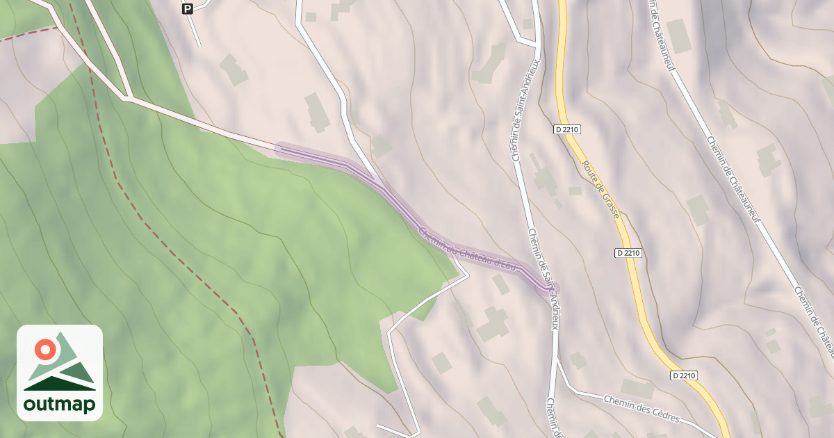 Map of Chemin du Château d'Eau