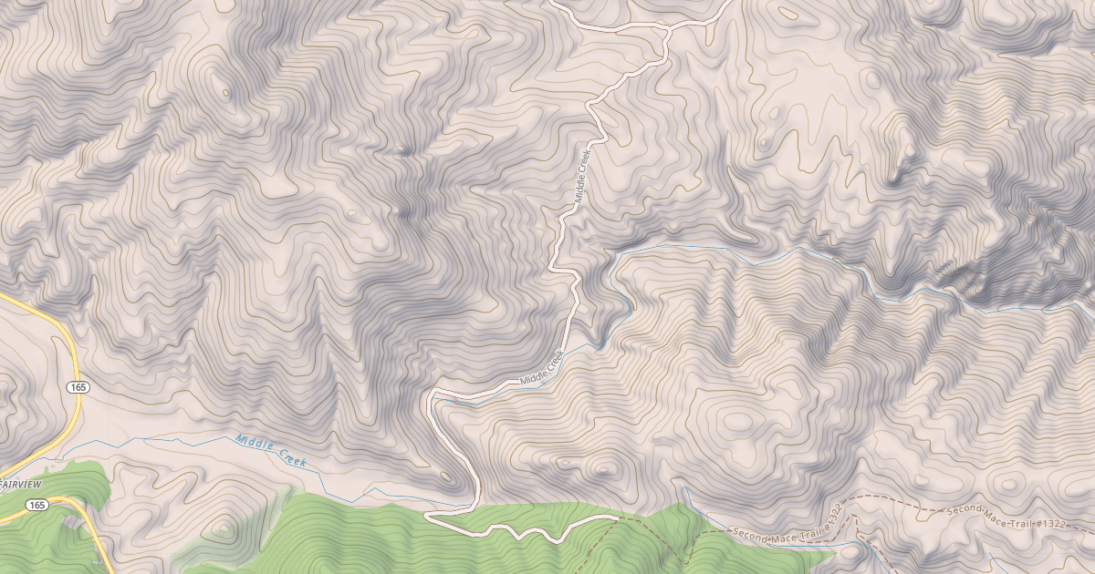 Map preview of MIDDLE CREEK