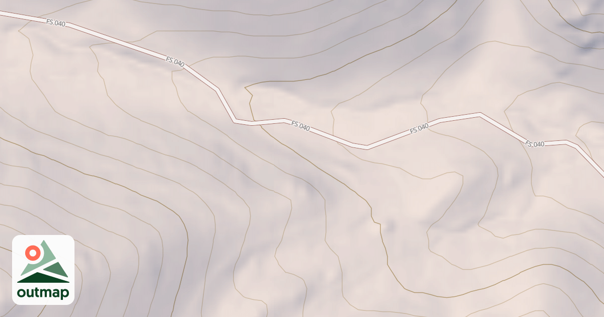 Map of HARKER CANYON SPUR A