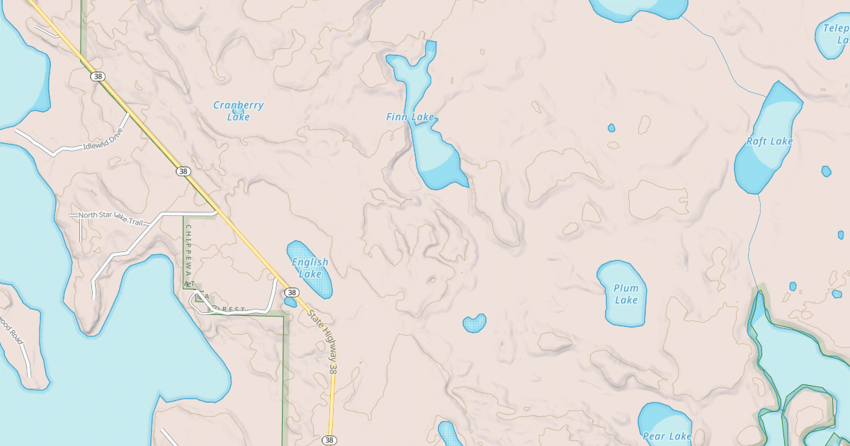 Map preview of ENGLISH LAKE ROAD