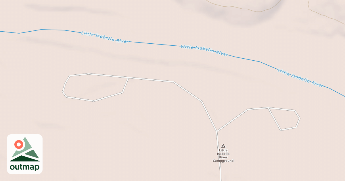 Map of Little Isabella Atv Trail