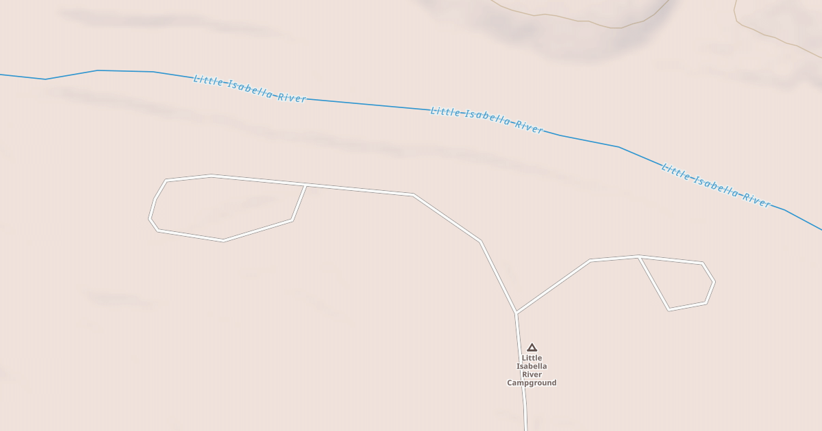 Map preview of Little Isabella Atv Trail