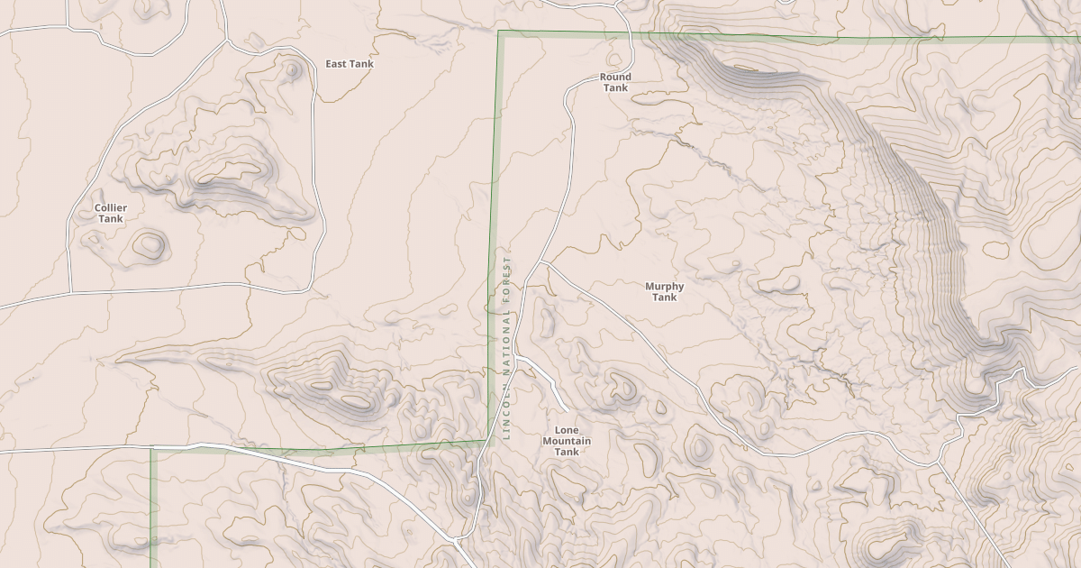 Map preview of USFS National Forest System Roads {558572C0-B424-42BF-B4AD-FDC61EFDC48E}