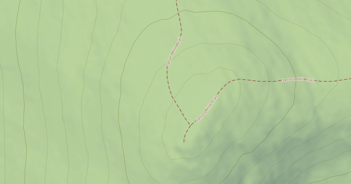 Map preview of Spruce Hill Trail