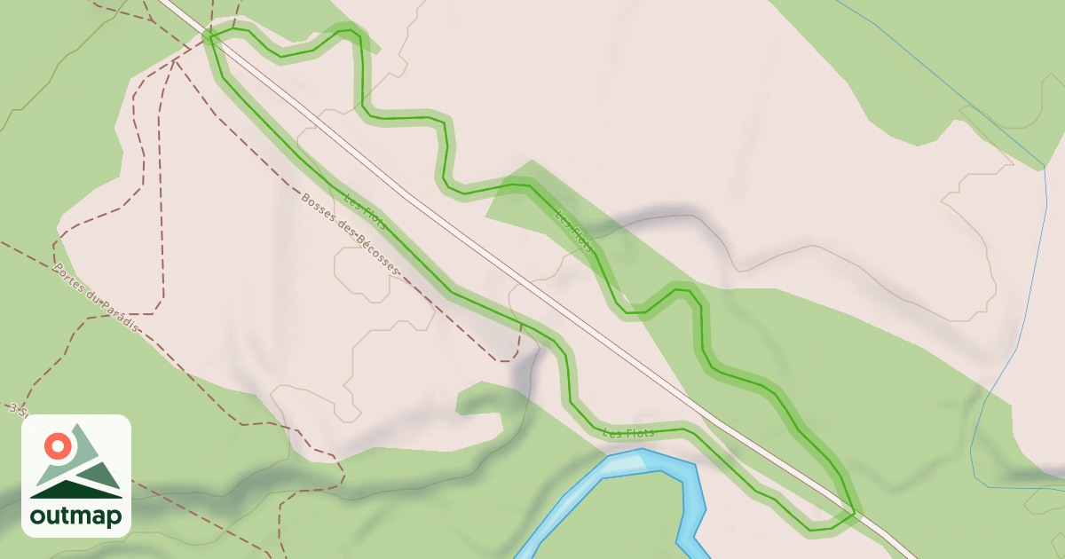 Map of Les Flots