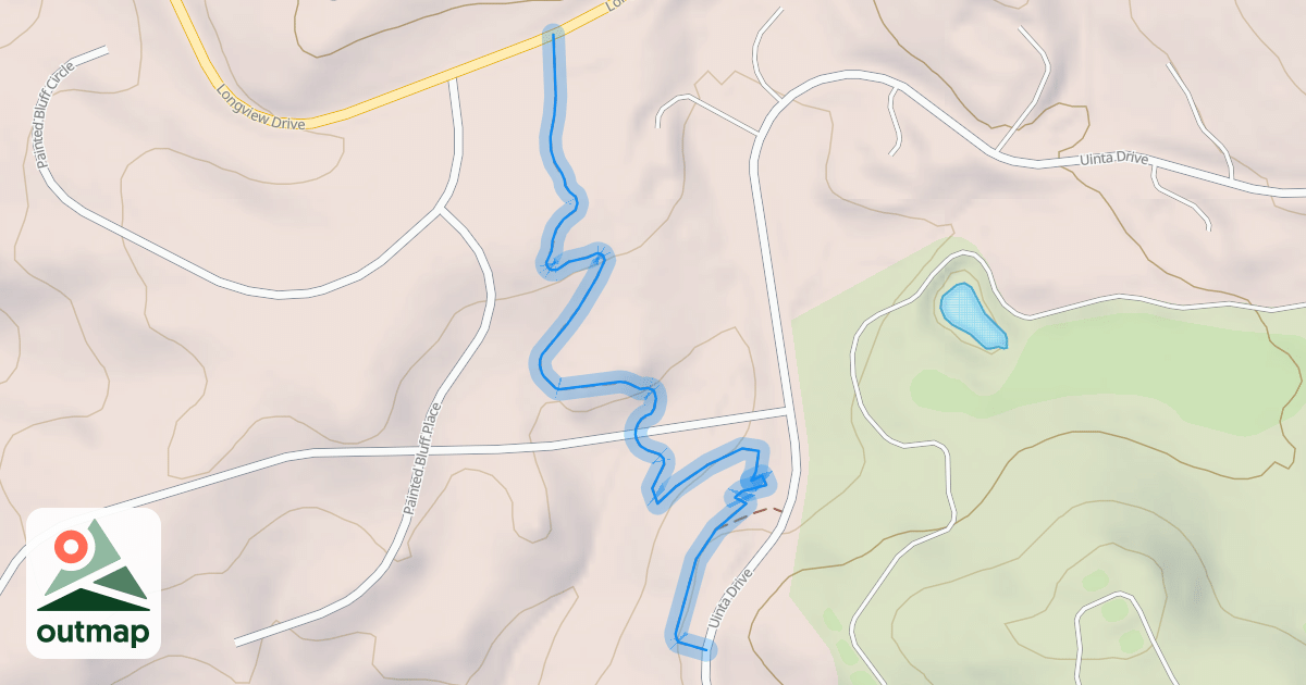 Map of West Oak Trail