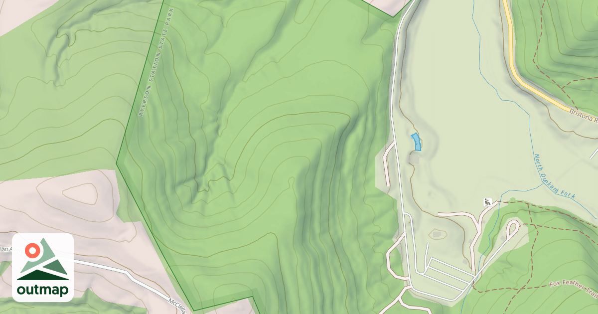 Map of Ryerson Station State Park Trails