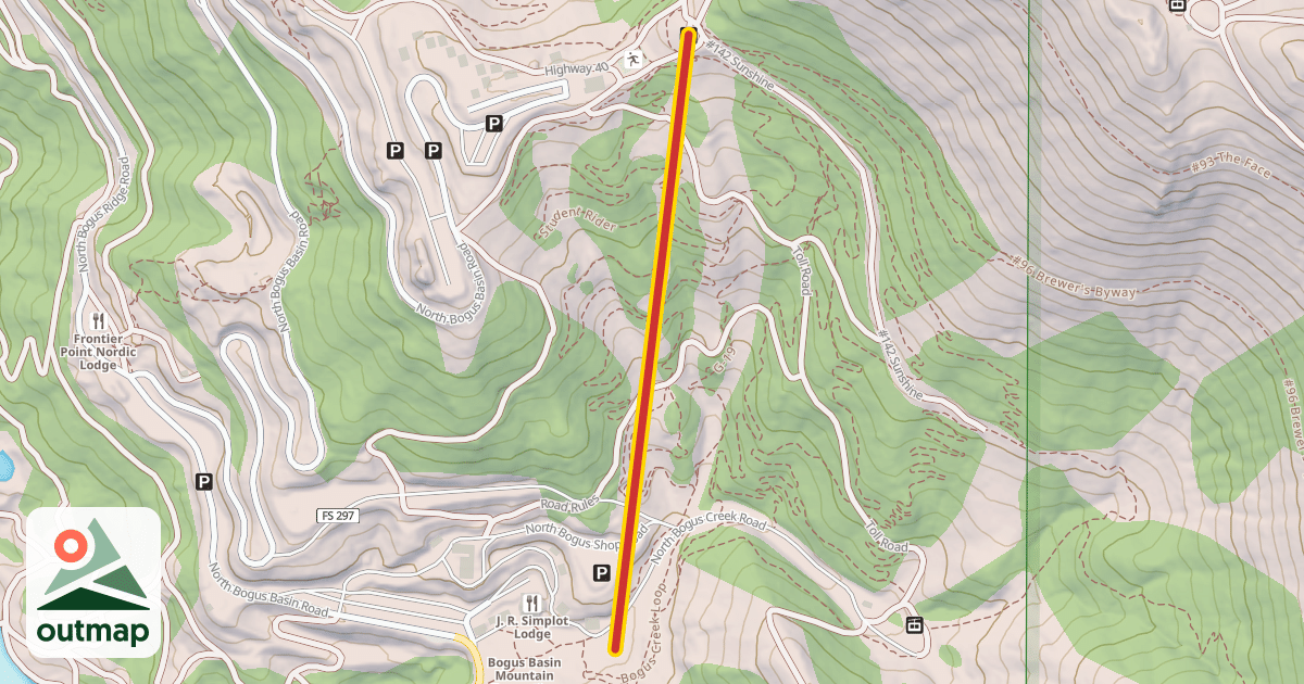 Map of Morning Star Express Chair #2
