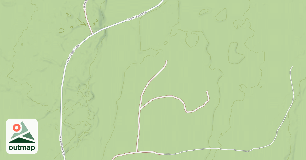 Map of FR 203C