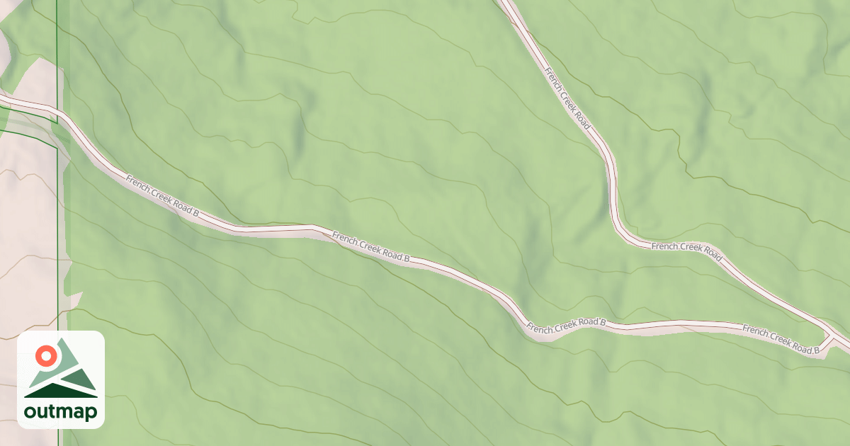 Map of FRENCH CREEK B