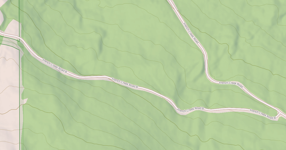 Map preview of FRENCH CREEK B