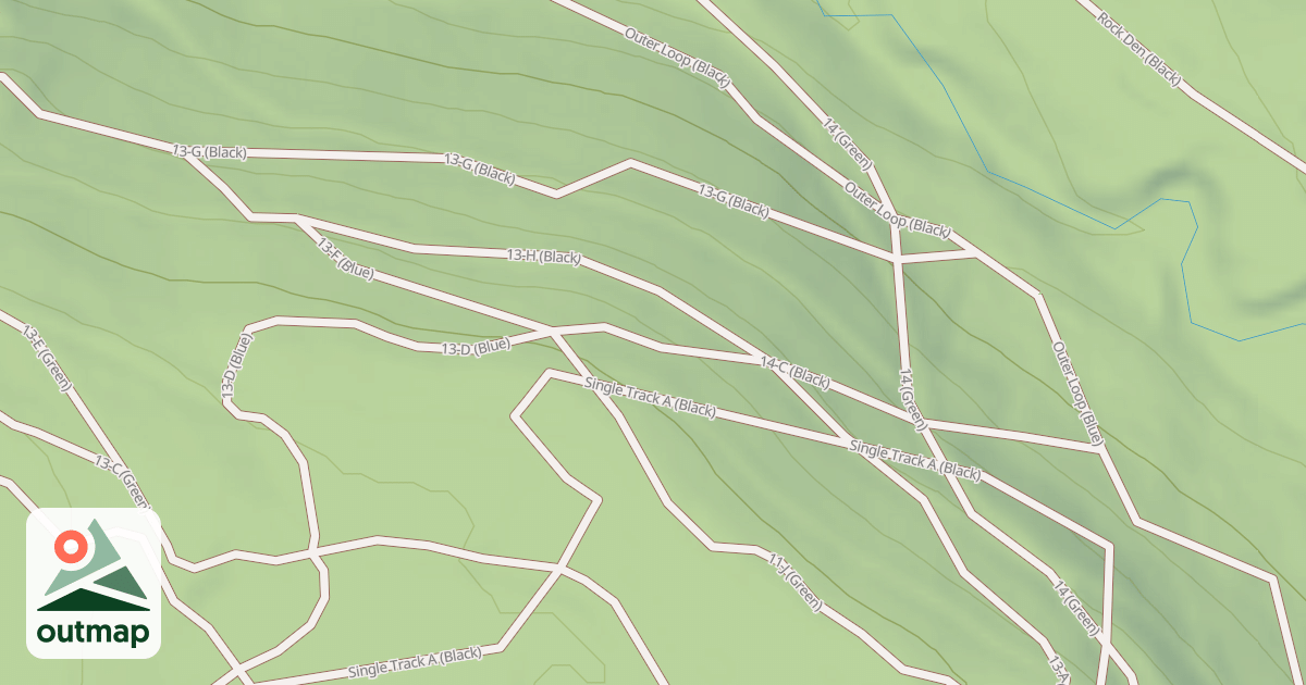 Map of Rock Run ATV Trails