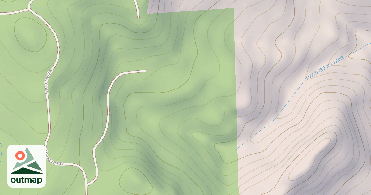 Map of SNOWSHOE T.S.