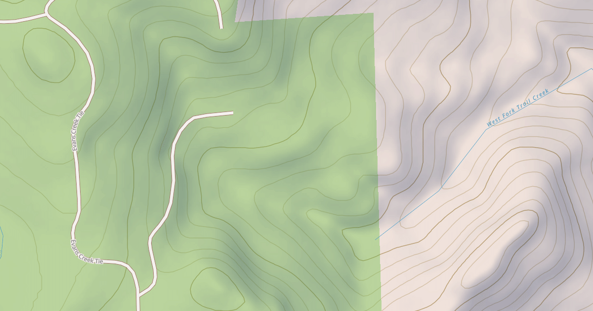 Map preview of SNOWSHOE T.S.