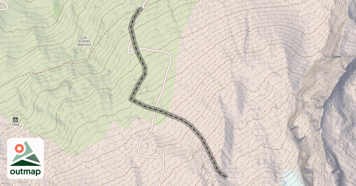 Map of Pylônes Haut