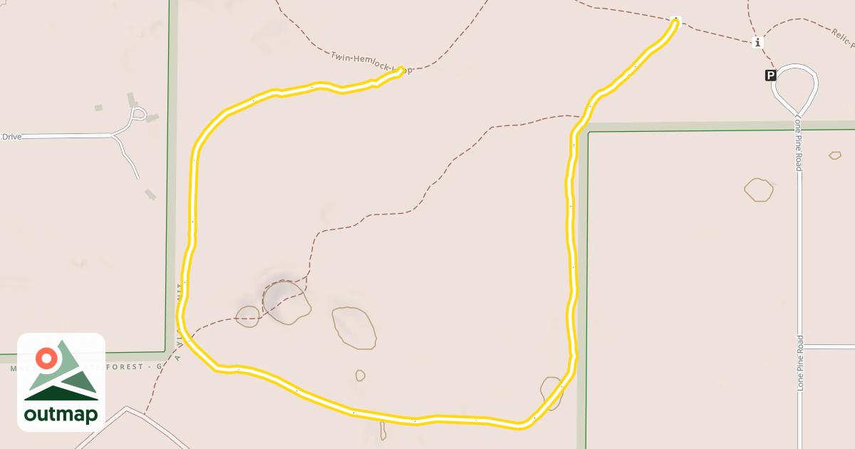 Map of Whoopsy Loop