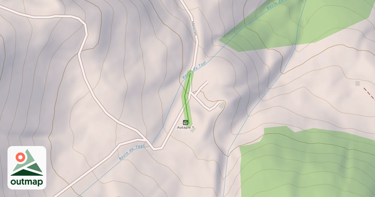 Map of Mélèzes