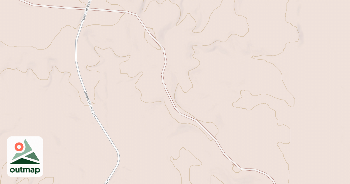 Map of USFS Motor Vehicle Use Map Roads {6CB8BE99-C85F-4370-853E-3C354E8551CE}