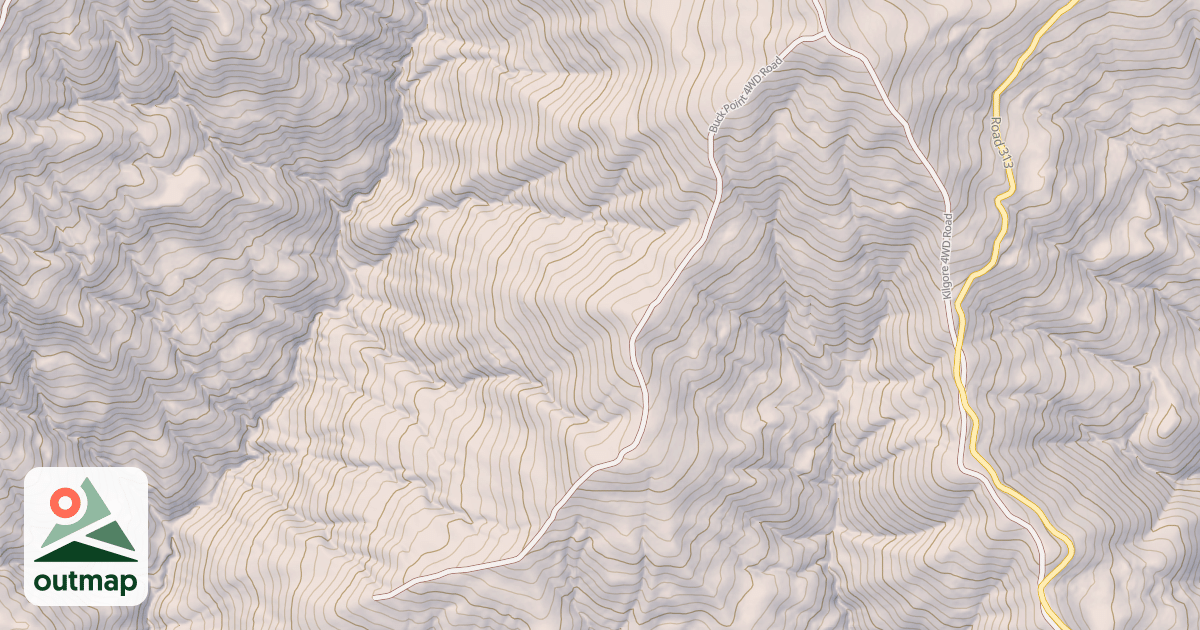 Map of BUCK POINT 4WD