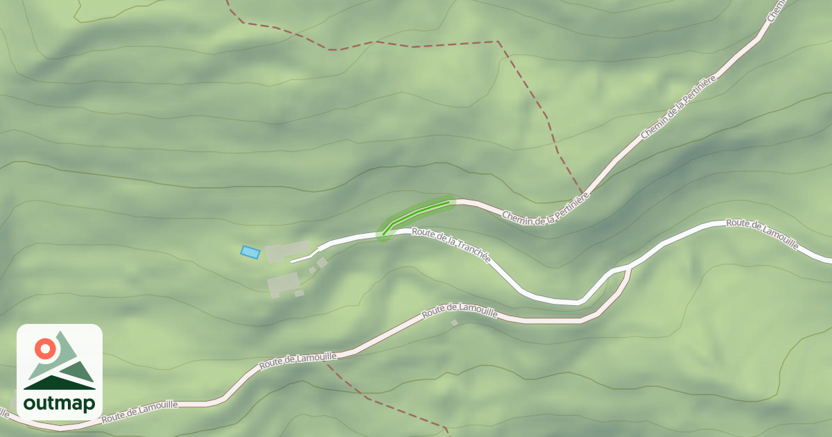Map of Chemin de la Pertinière