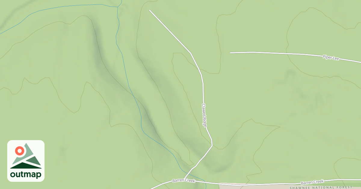 Map of CLAWED RIDGE
