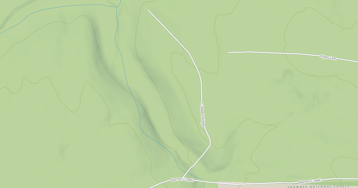 Map preview of CLAWED RIDGE