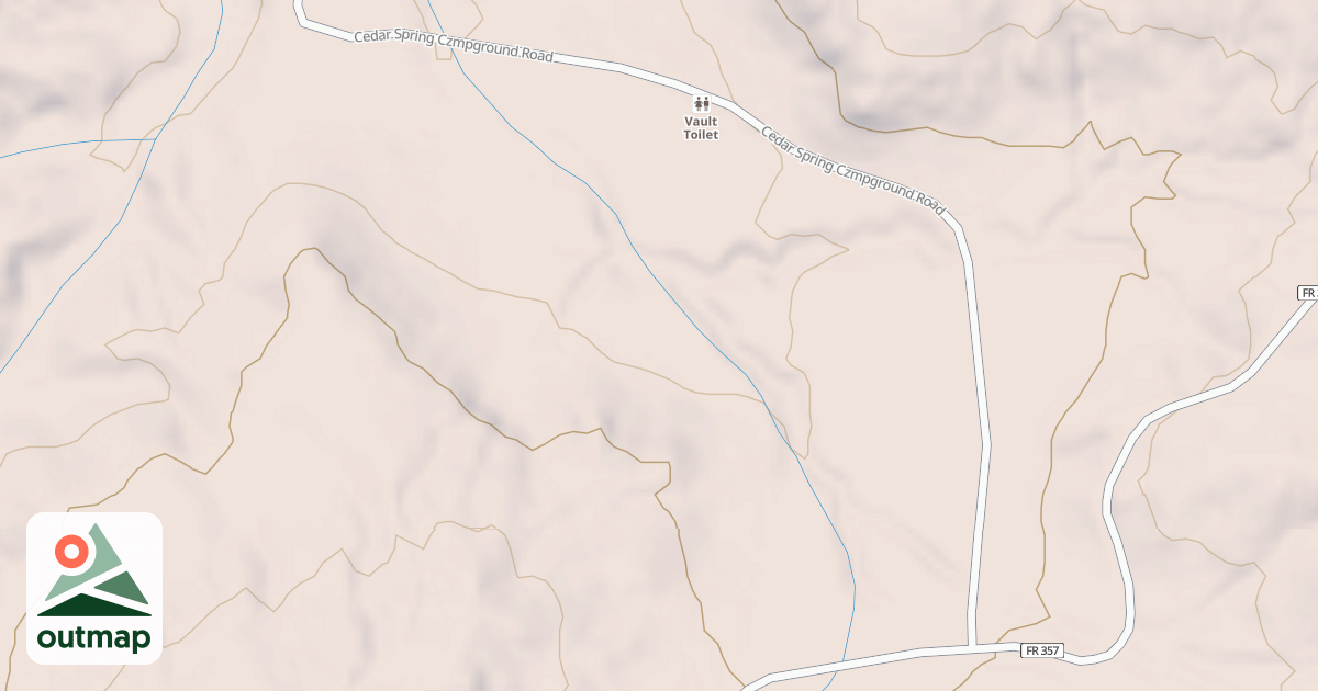 Map of CEDAR SPRING ROAD