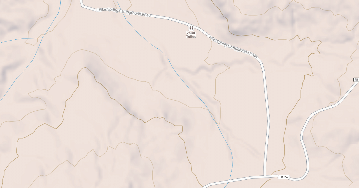 Map preview of CEDAR SPRING ROAD
