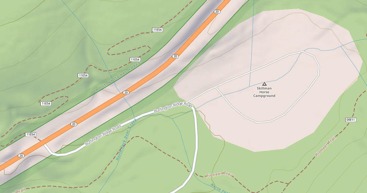 Map preview of BURLINGTON RIDGE SPUR