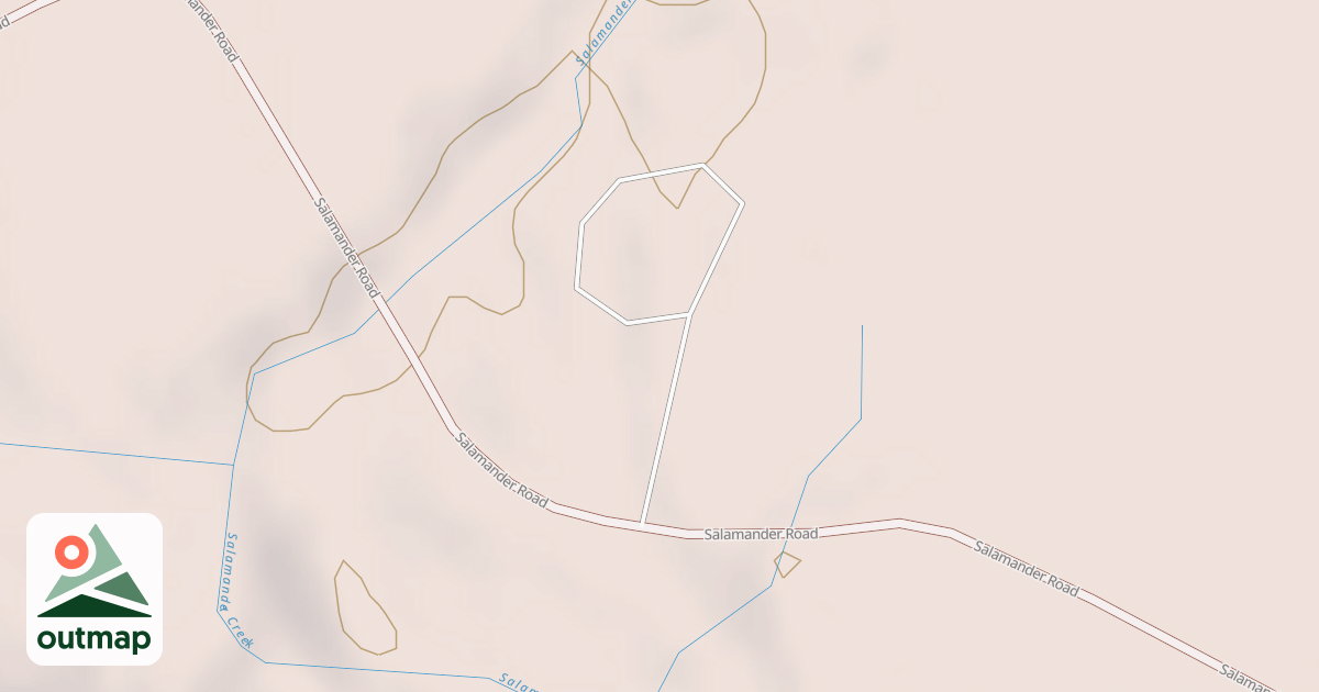 Map of LOWER SALAMANDER CAMPGROUND