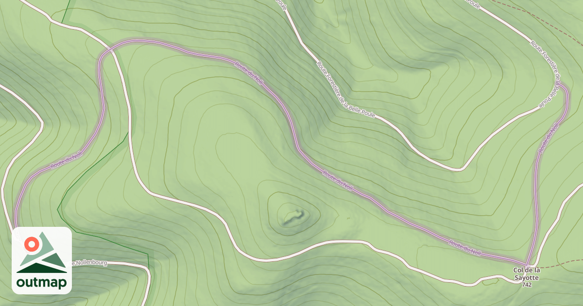 Map of Route du Noll
