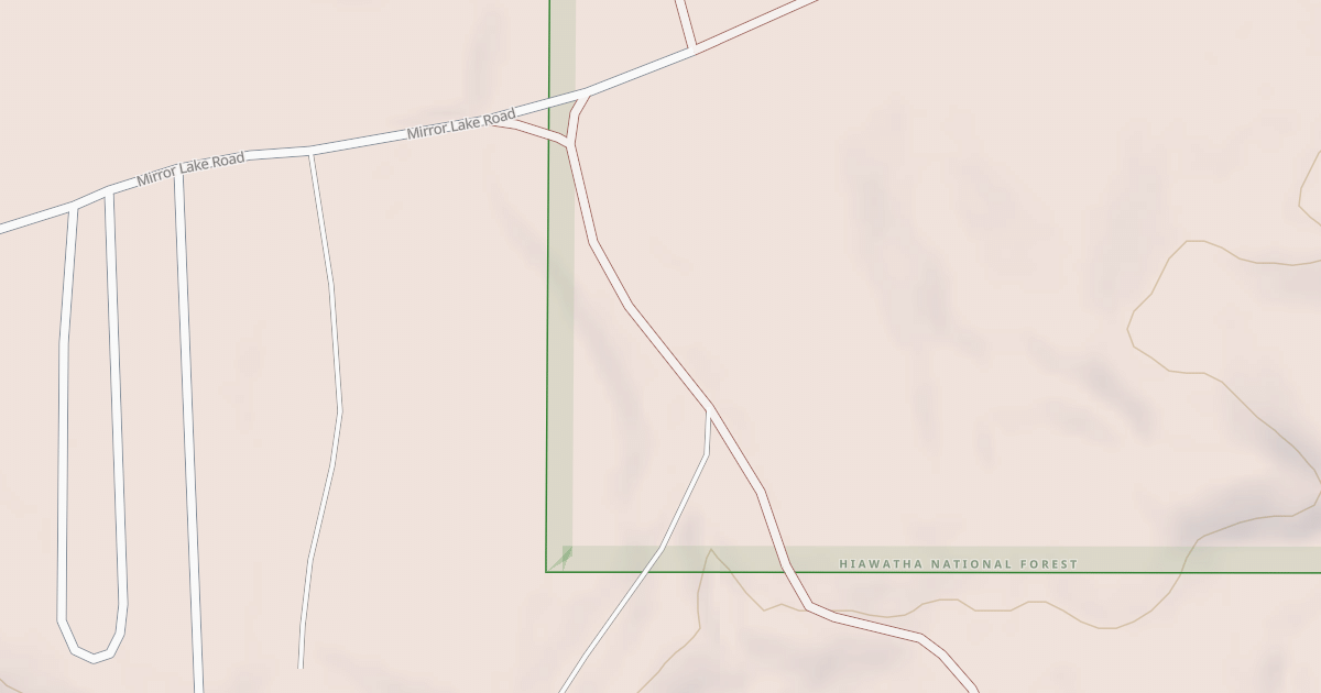 Map preview of MIRROR LAKE SPUR B