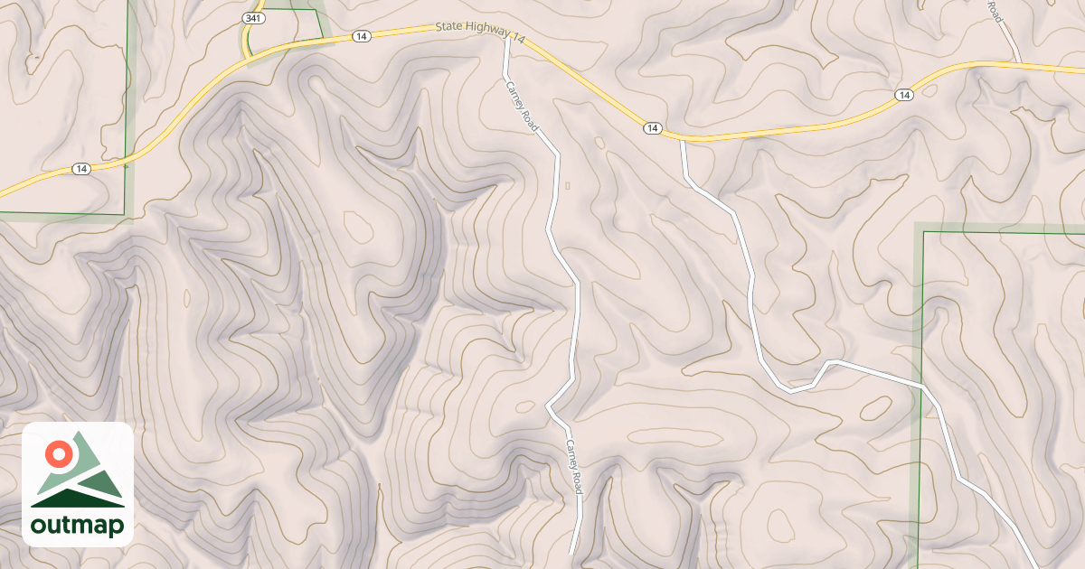 Map of CARNEY