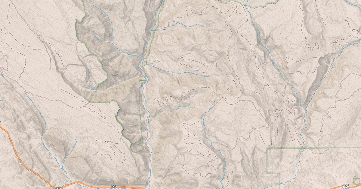 Map preview of Monument Park Winter