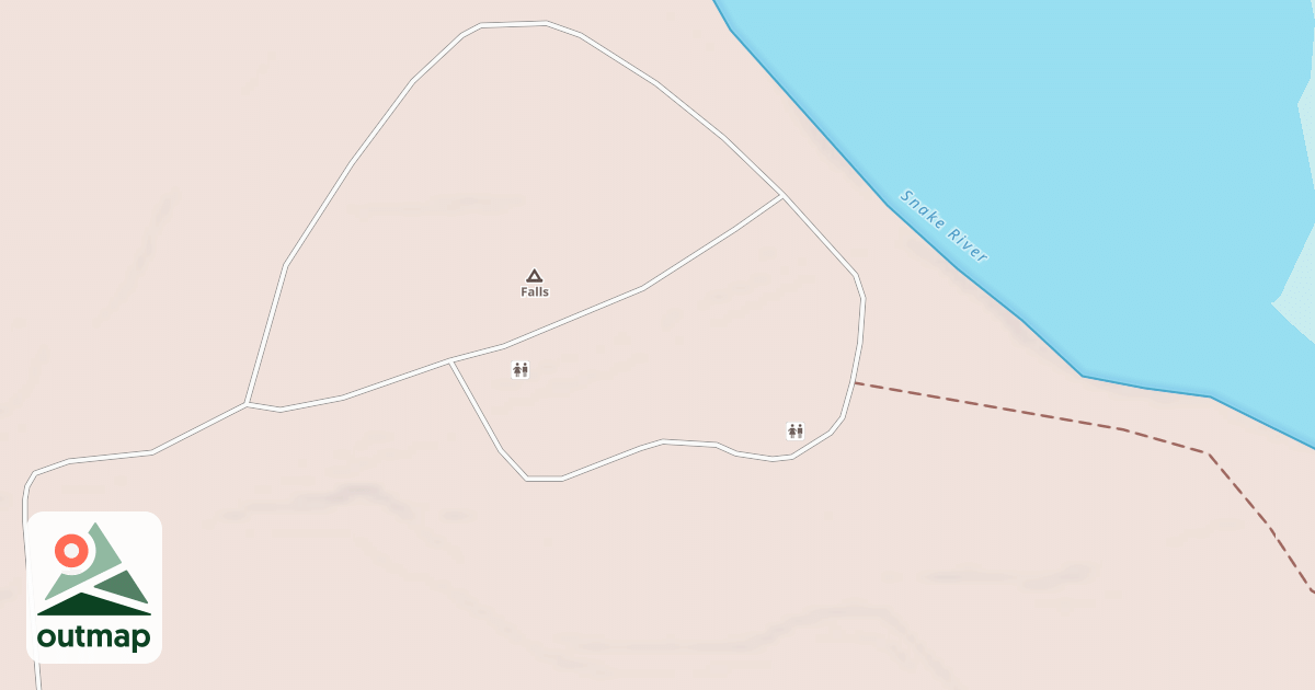 Map of FALLS CG LOOP A