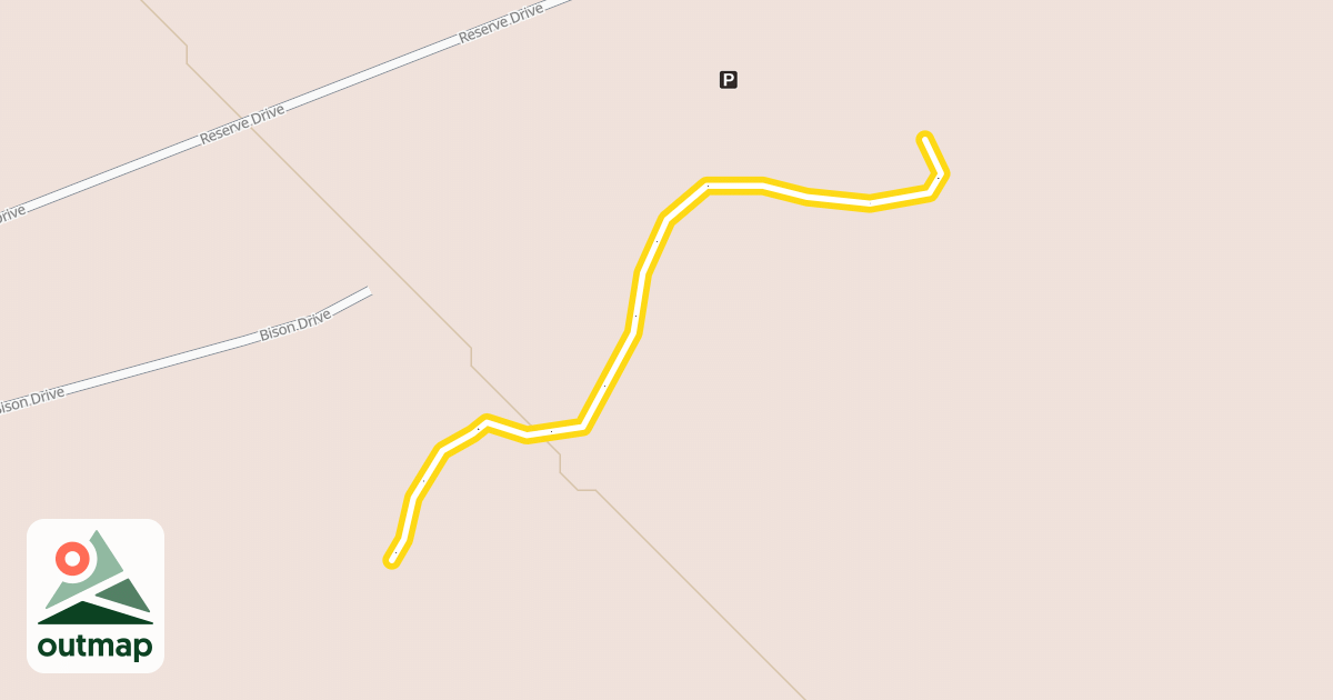 Map of Teton Reserve Nordic Trail