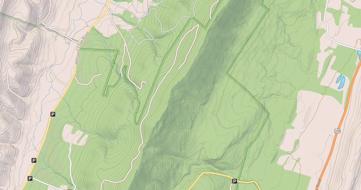 Map preview of Stage Coach Trail