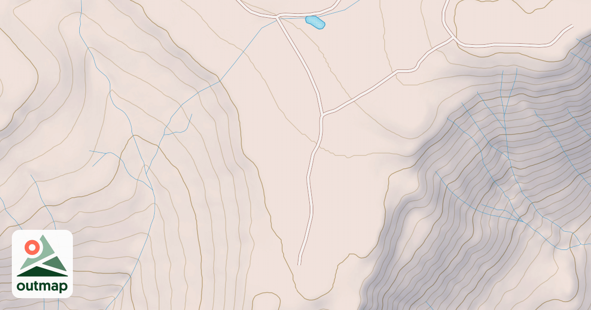 Map of BIDWELL MTN SPUR