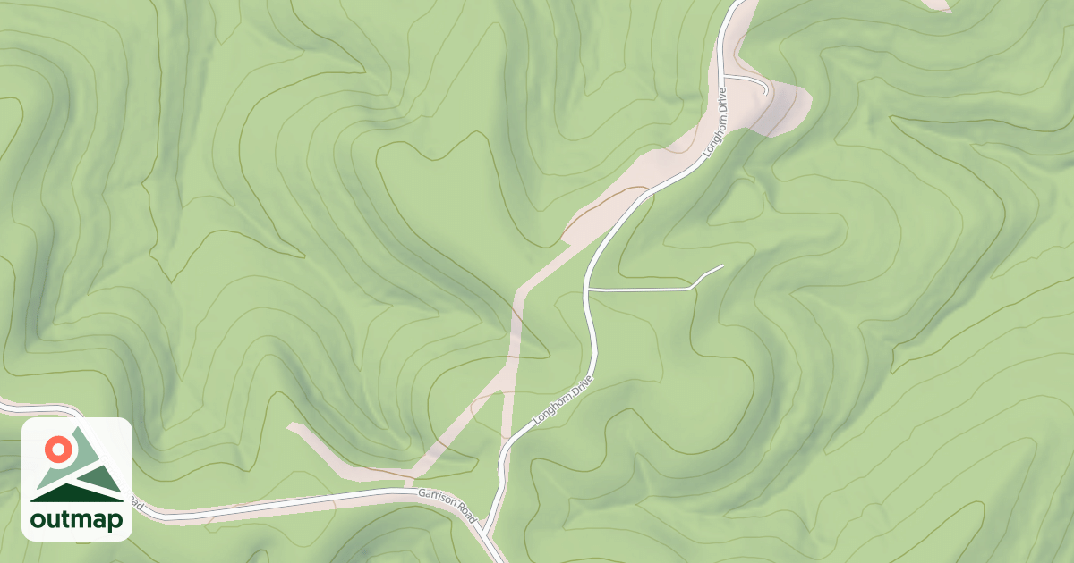 Map of GARRISON RIDGE NORTH