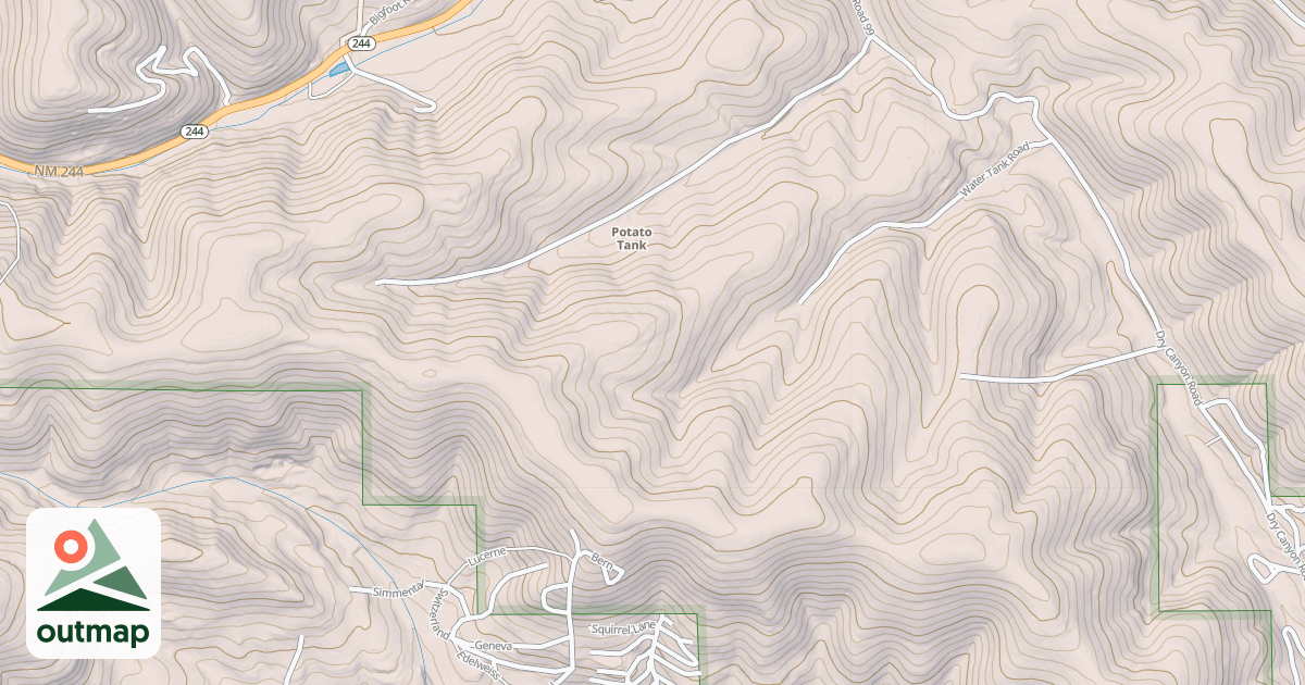 Map of NORTH ORR