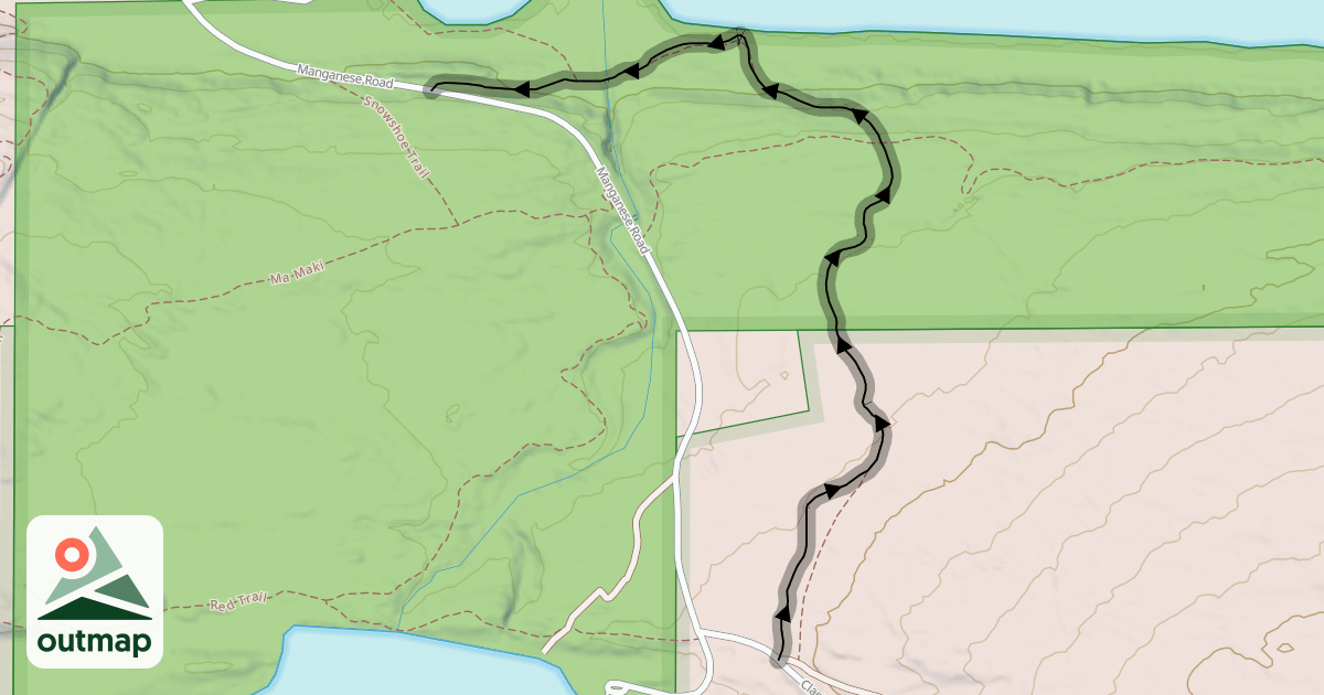 Map of Paul's Plunge