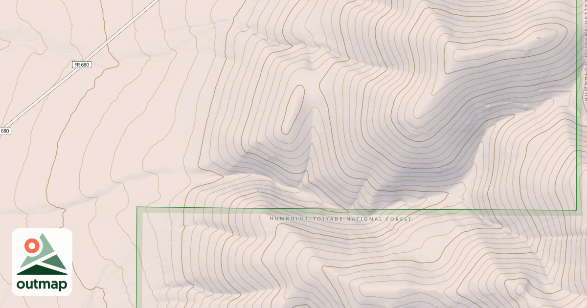 Map of SPRING CANYON SPUR A