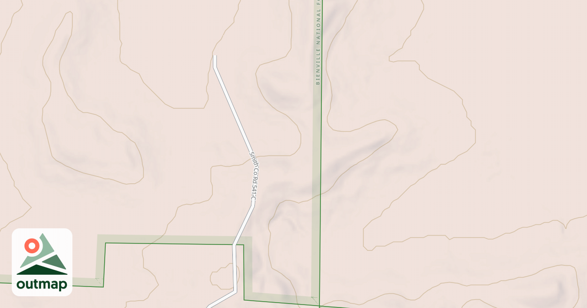 Map of USFS Motor Vehicle Use Map Roads {5C614904-2E17-45B5-937C-E70D9FC8307F}