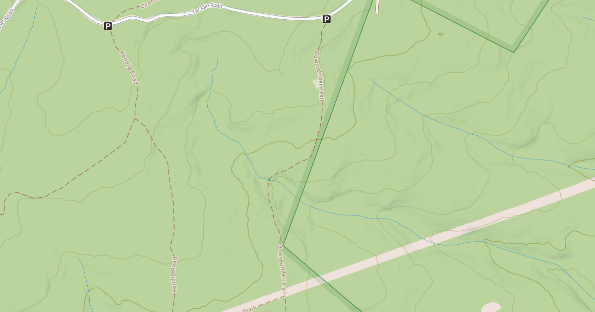 Map preview of Rothrock State Forest Trough Creek Snowmobile Trails