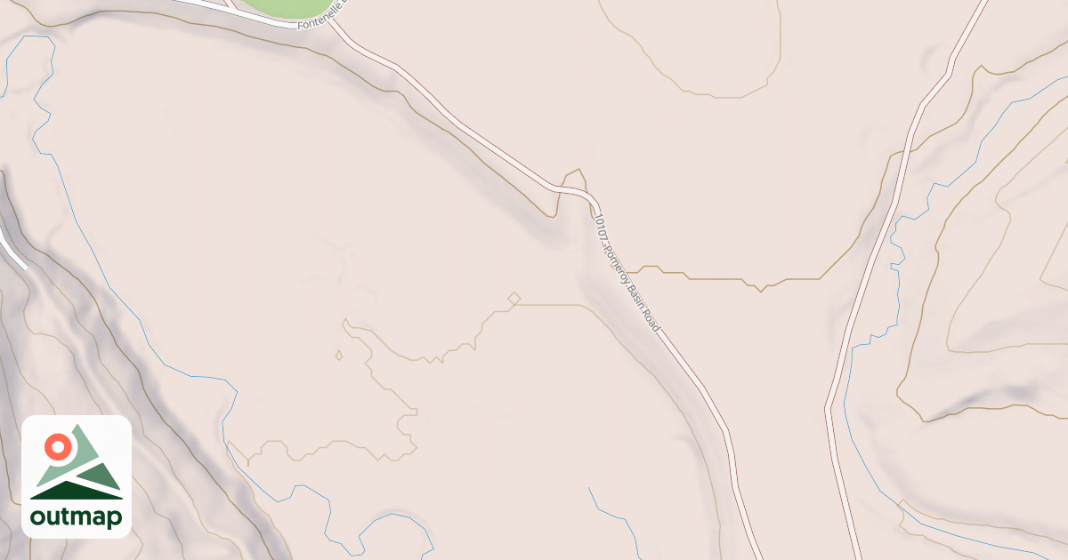 Map of POMEROY BASIN RD